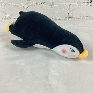 Woow Plush Penguin Stuffed Animal Sleeping Closed Eyes Soft Squishy 13"